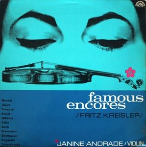 JANINE ANDRADE / ジャニーヌ・アンドラード / FAMOUS VIOLIN ENCORES