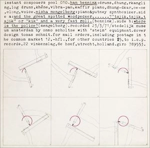 HAN BENNINK, MISHA MENGELBERG / INSTANT COMPOSERS POOL 010