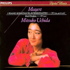 MITSUKO UCHIDA / 内田光子 / MOZART: PIANO SONATA K.457, 576, FANTASIA K.475