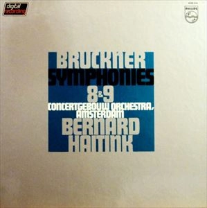 BERNARD HAITINK / ベルナルト・ハイティンク / BRUCKNER; SYMPHONIES NO.8 & 9