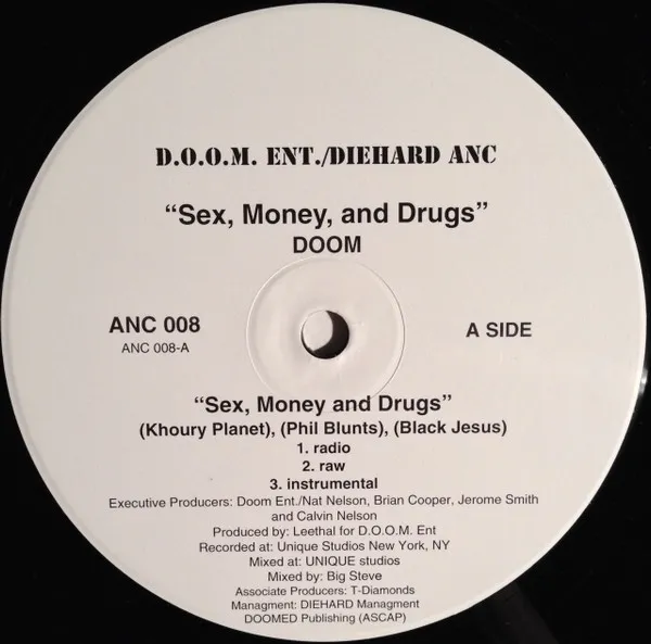DOOM / ドゥーム / SEX,MONEY,AND DRUGS