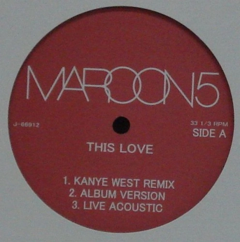 MAROON 5 / マルーン5 / THIS LOVE / SUNDAY MORNING