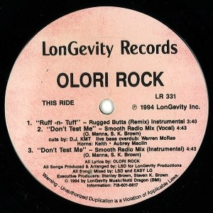 OLORI ROCK / RUFF-N-TUFF / DON'T TEST ME