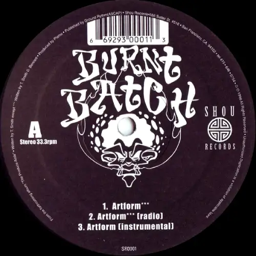 BURNT BATCH / ARTFORM