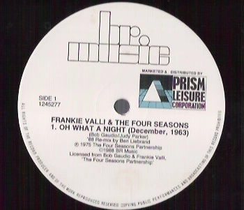 FOUR SEASONS / フォー・シーズンズ / OH WHAT A NIGHT RMX
