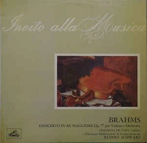 GIOCONDA DE VITO / ジョコンダ・デ・ヴィート / BRAHMS: CONCERTO IN RE MAGGIORE OP.77 PER VIOLINO E ORCHESTRA