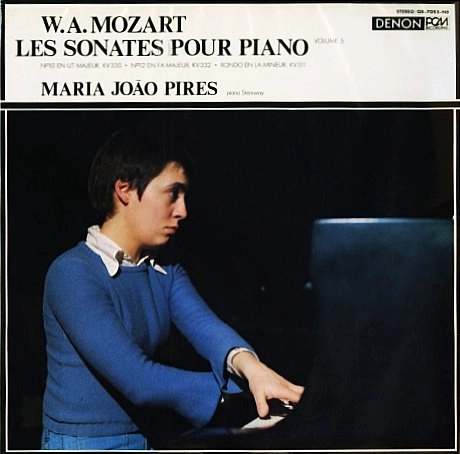 MARIA JOAO PIRES / マリア・ジョアン・ピリス / モーツアルト: ピアノ･ソナタ 第10番 ハ長調 / 第12番 ヘ長調 / ロンド イ短調