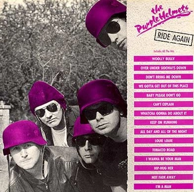 PURPLE HELMETS / パープル・ヘルメッツ / ライドアゲイン