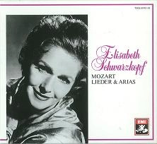 ELISABETH SCHWARZKOPF / エリーザベト・シュヴァルツコップ / モーツァルト/歌曲とアリア集