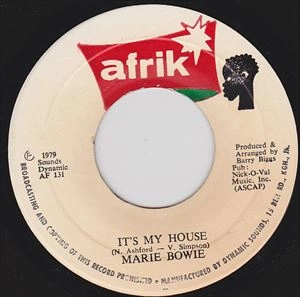 MARIE BOWIE / IT'S MY HOUSE