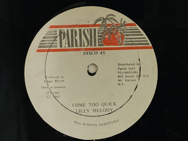 LILLY MELODY / COME TOO QUICK