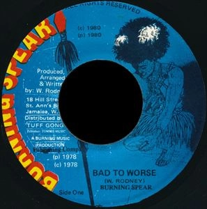 BURNING SPEAR / バーニング・スピアー / BAD TO WORSE