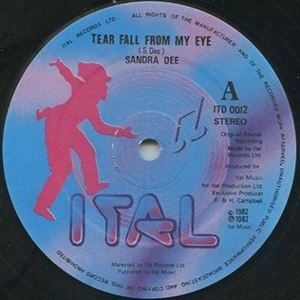 SANDRA DEE (REGGAE) / TEAR FALL FROM MY EYE