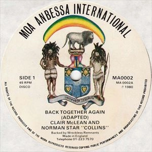 CLAIR MCLEAN / BACK TOGETHER AGAIN