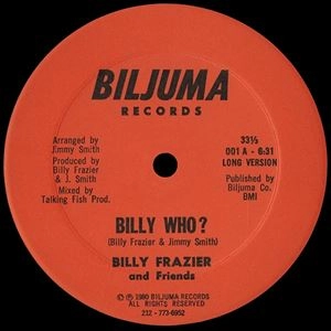 BILLY FRAZIER / ビリー・フレジャー / BILLY WHO