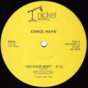 CAROL HAHN / DO YOUR BEST