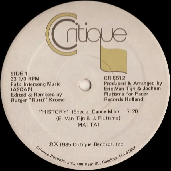 MAI TAI / マイ・タイ / HISTORY
