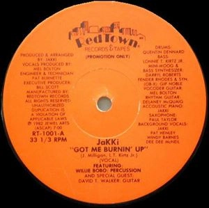 JAKKI MILLIGAN / GOT ME BURNIN' UP