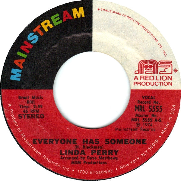 LINDA PERRY / リンダ・ペリー / EVERYONE HAS SOMEONE