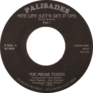 MIDAS TOUCH (SOUL/BOOGIE) / NITE LIFE (LET'S GET IT ON)