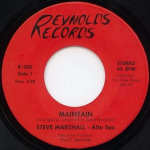 STEVE MARSHALL / スティーヴ・マーシャル / MAINTAIN-ALTO SAX