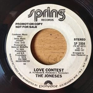 JONESES / ジョーンジズ / LOVE CONTEST