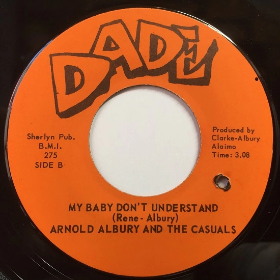 ARNOLD ALBURY AND / MY BABY DON'T UNDERS