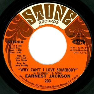 EARNEST JACKSON / WHY CAN'T I LOVE SOMEBODY