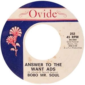 BOBO MR.SOUL / ANSWER TO THE WANT ADS