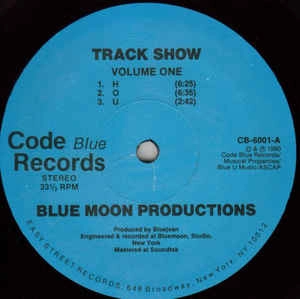 BLUEMOON PRODUCTIONS / TRACK SHOW VOLUME ON