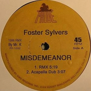 FOSTER SYLVERS / フォスター・シルヴァーズ / MISDEMEANOR (MR.K REMIX)