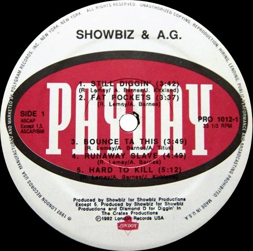 SHOWBIZ & A.G. / ショウビズ&A.G. / RUNAWAY SLAVE PROMO
