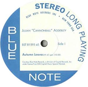 CANNONBALL ADDERLEY / キャノンボール・アダレイ / AUTUMN LEAVES / ALISON'S UNCLE