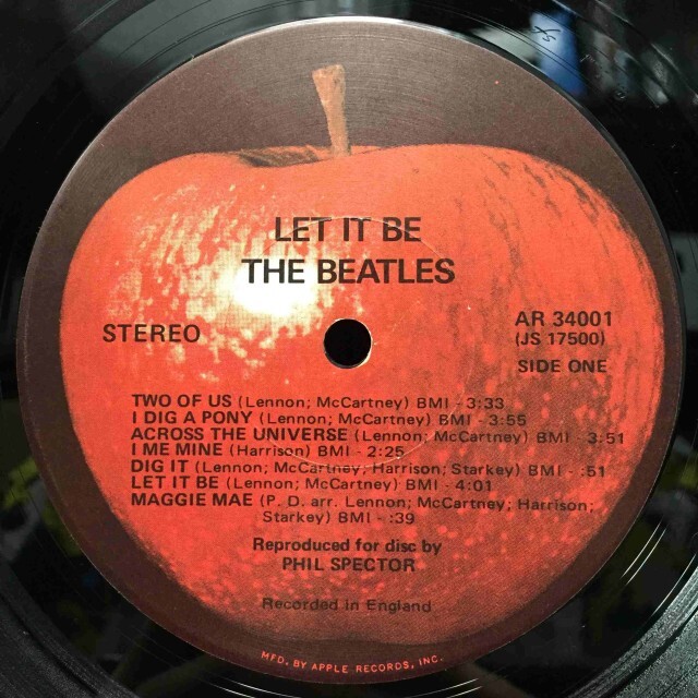 LET IT BE / BEATLES / ビートルズ / オールドロック | ディスク
