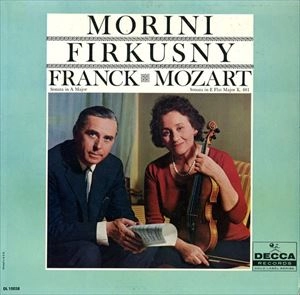 ERICA MORINI / エリカ・モリーニ / FRANCK: VIOLIN SONATA / MOZART: VIOLIN SONATA K.481