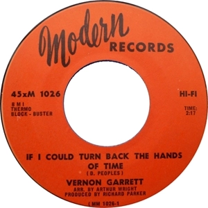 VERNON GARRETT / ヴァーノン・ギャレット / IF I COULD TURN BACK THE HANDS OF TIME