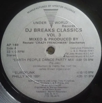 EARTH PEOPLE / DJ BREAKS CLASSICS 3