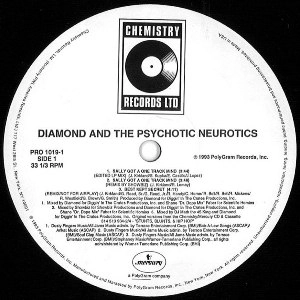 DIAMOND & THE PSYCHOTIC NEUROTICS / SALLY GOT A ONE TRACK MIND (Promo) / SALLY GOT A ONE TRACK MIND