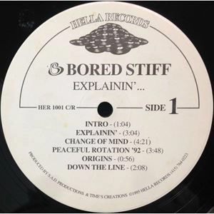 BORED STIFF / EXPLAININ'