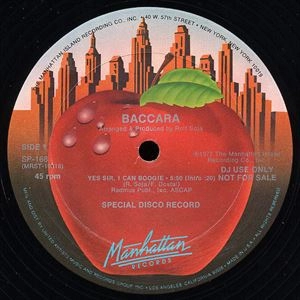 BACCARA / YES SIR I CAN BOOGIE