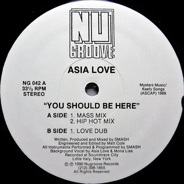 ASIA LOVE / YOU SHOULD BE HERE
