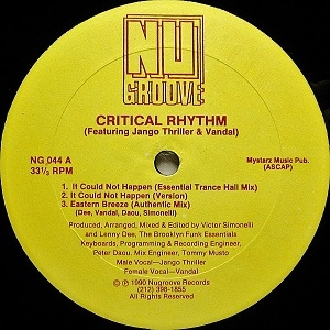 CRITICAL RHYTHM / IF COULD NOT HAPPEN