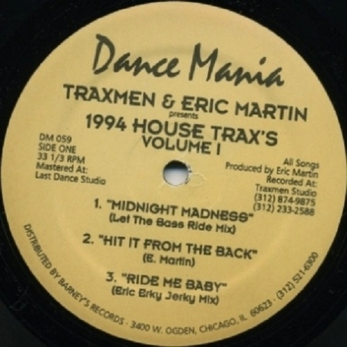 TRAXMEN / トラックスメン / 1994 HOUSE TRAX