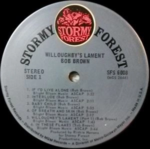 BOB BROWN / ボブ・ブラウン / WILLOUGHBY'S LAMENT