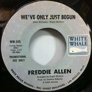 FREDDIE ALLEN / WE'VE ONLY JUST BEGUN