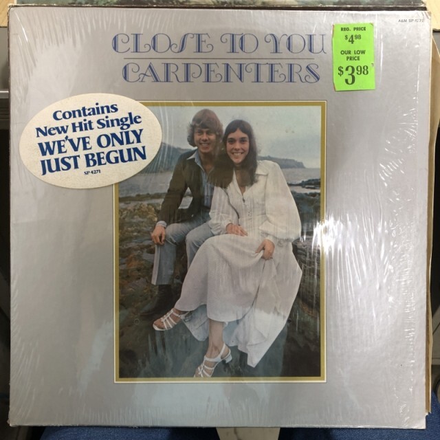 CARPENTERS / カーペンターズ / CLOSE TO YOU