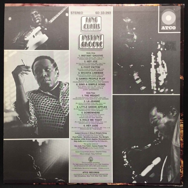 INSTANT GROOVE / KING CURTIS / キング・カーティス / ソウル