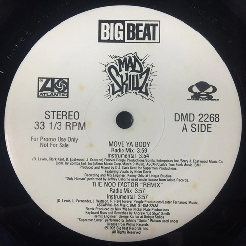 MAD SKILLZ (SKILLZ) / MOVE YA BODY / EXTRA ABSTRACT SKILLZ