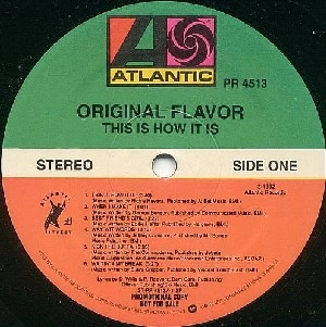 ORIGINAL FLAVOR / THIS IS HOW IT IS (PROMO)