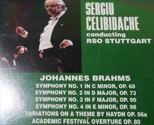 SERGIU CELIBIDACHE / セルジゥ・チェリビダッケ / BRHAMS: SYMPHONY NO.1-4